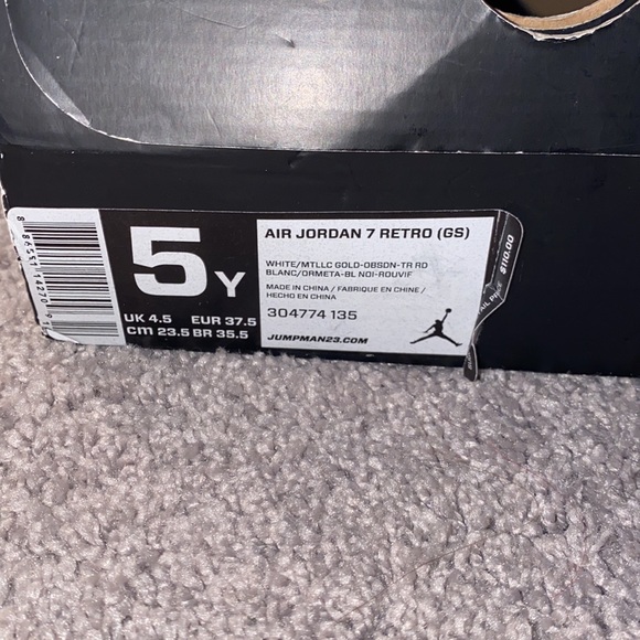 Olympic 7 Jordans Size 5Y - Picture 5 of 5
